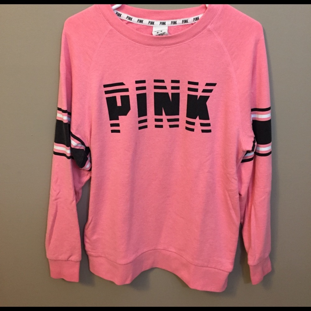 XS PINK crew sweatshirt
