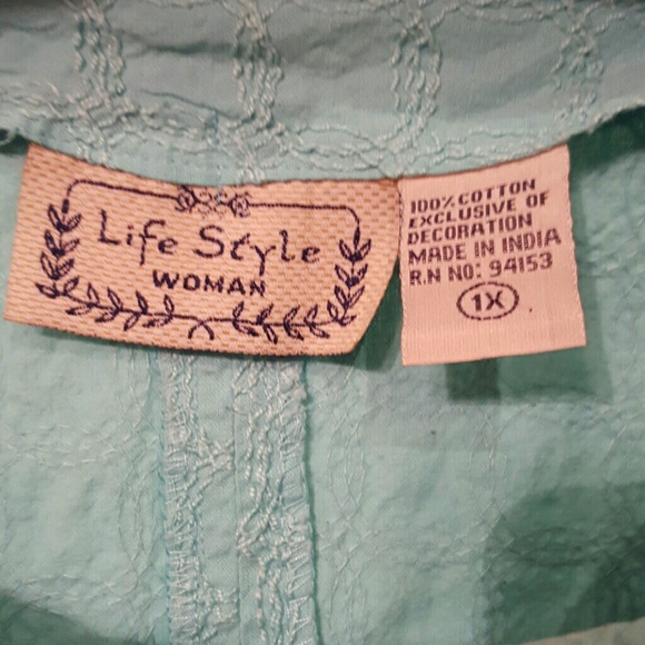 Life Style Woman Light Green Jacket - Picture 4 of 7