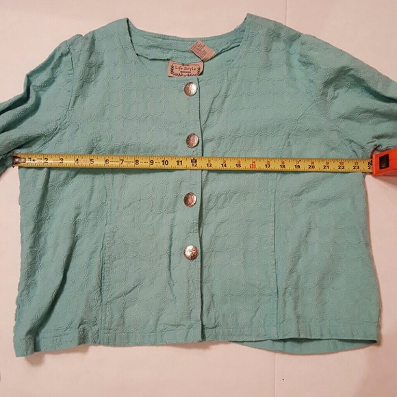 Life Style Woman Light Green Jacket - Picture 5 of 7