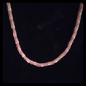 AGI 925 Italian Rope Necklace Gold/Silver