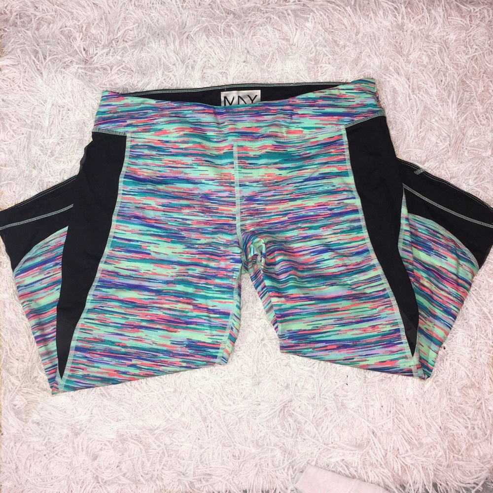 Color Printed Workout Leggings