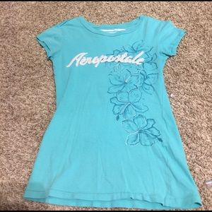 A flower Aeropostale shirt