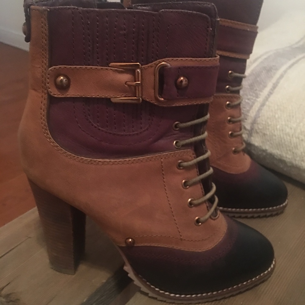 River island tonal brown boots