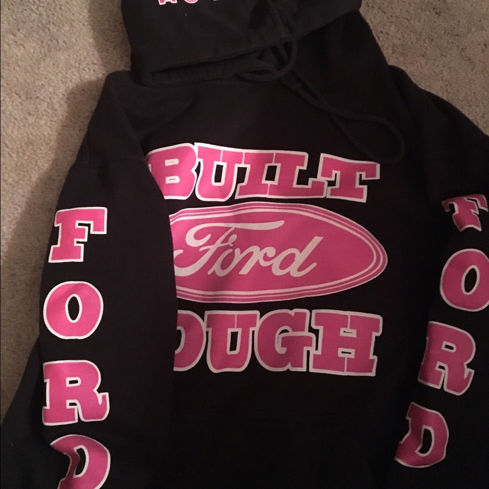 Black and Pink FORD hoodie