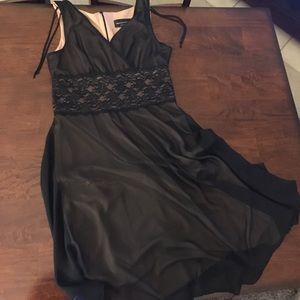 Black dress with Lace Detailing