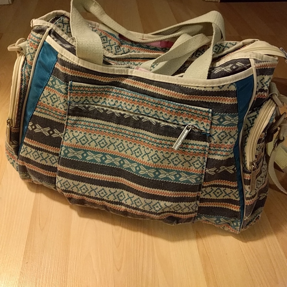 Tribal print diaper bag
