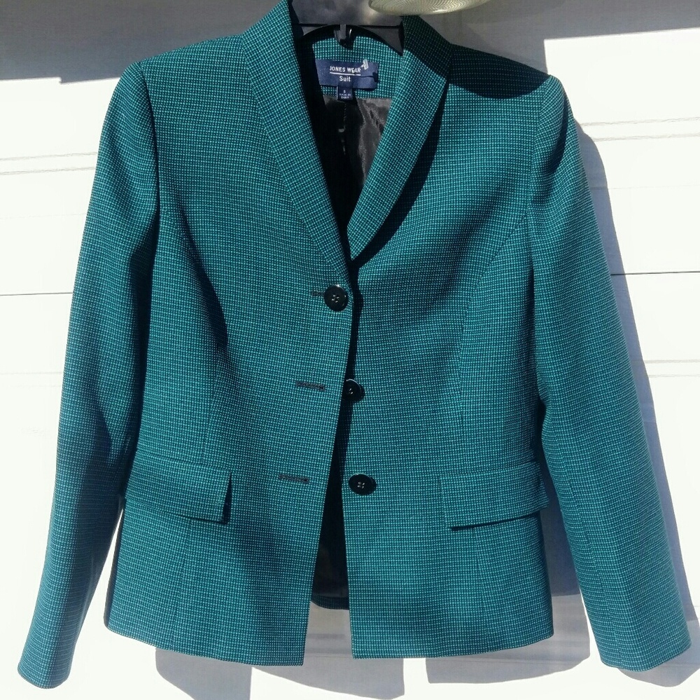 Turquoise Jones Wear Suit blazer + FREE gift