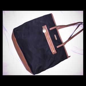 Michael Kors Kempton Black Nylon Tote bag large