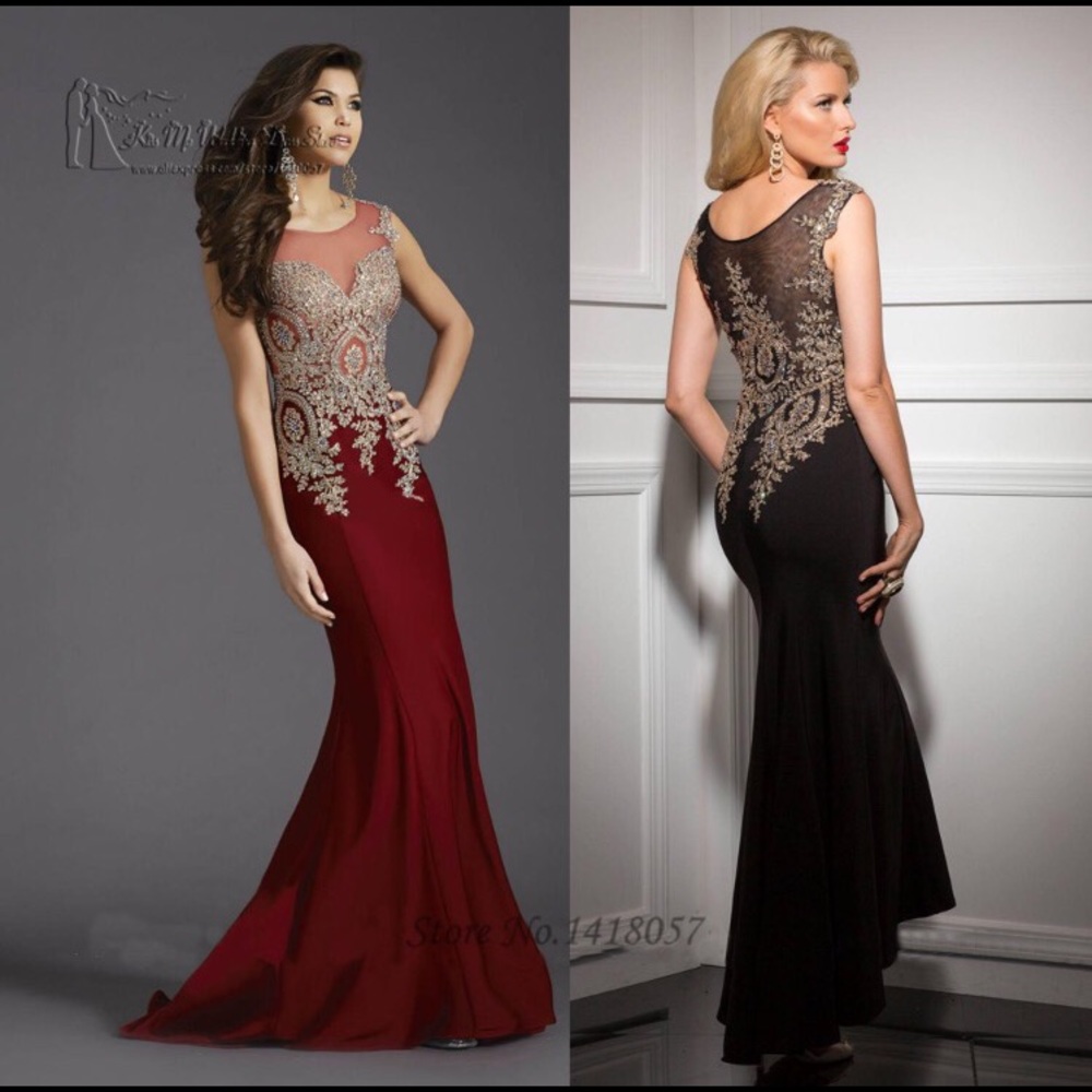 Couture long prom dress Clarisse 2016