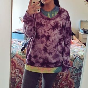 Tie Dye Boxy Sweatshirt