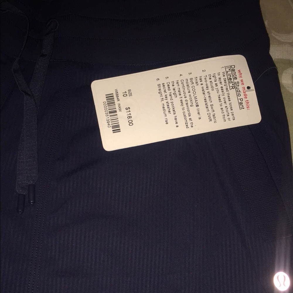Dance Studio Pants Lined