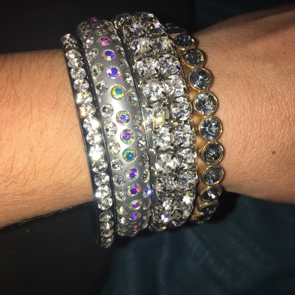 Assorted Bling Bangles Bundle - image 1