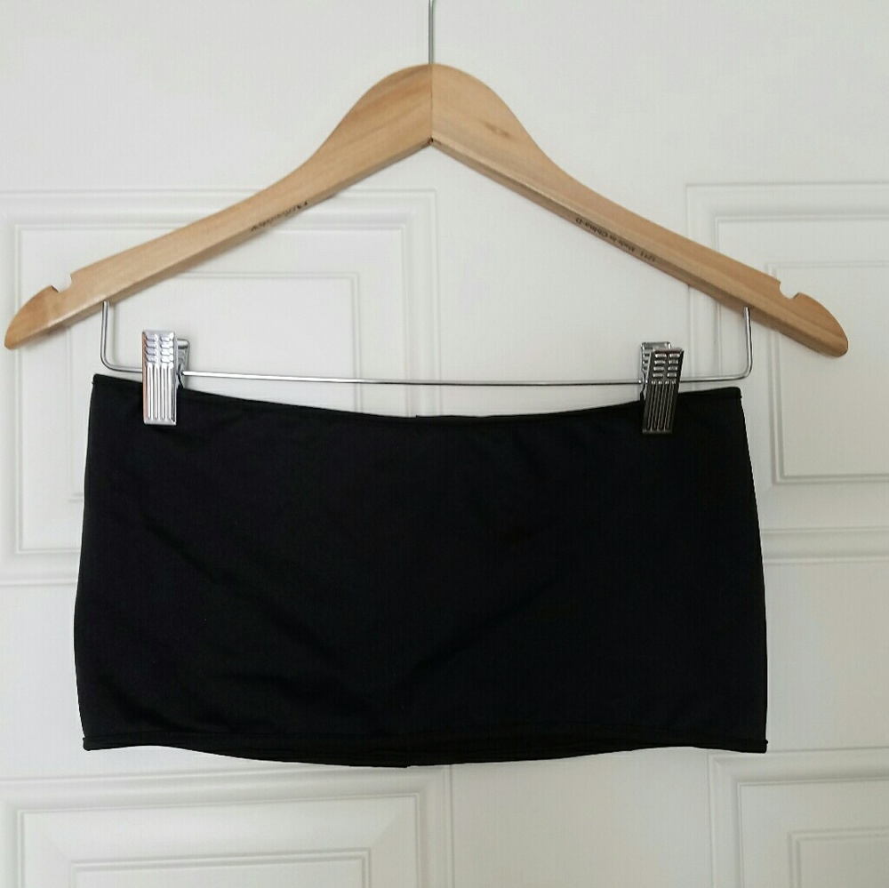 Black ultra mini skirt