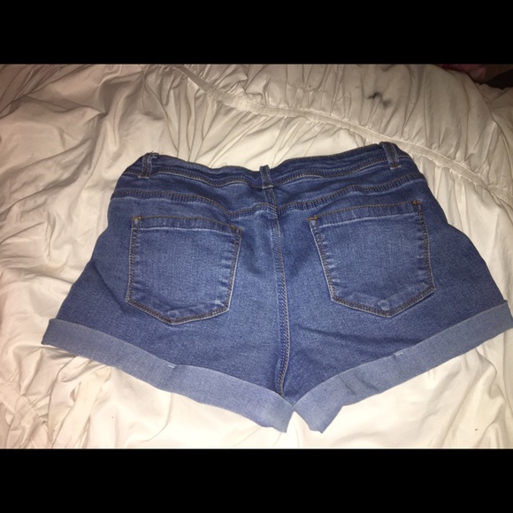 blue denim shorts❗️ - Picture 2 of 2