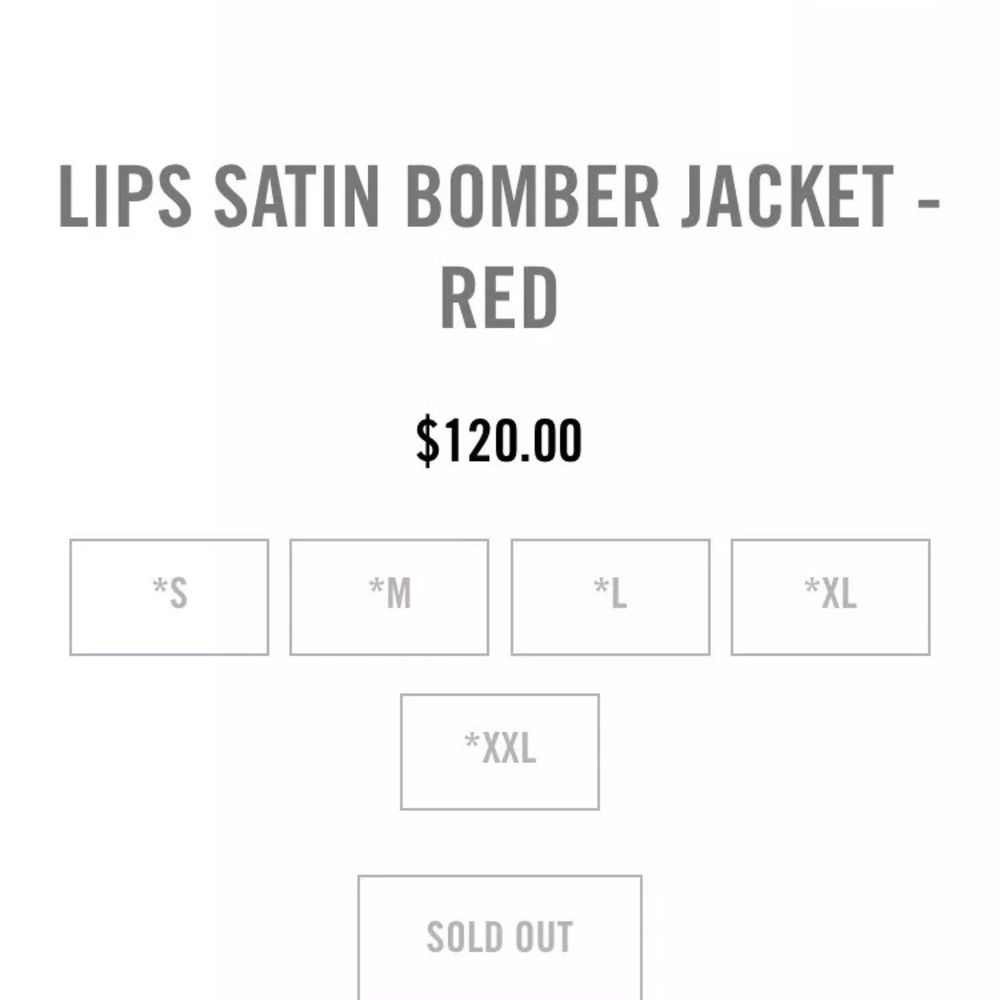 RARE AUTHENTIC Kylie Jenner Lips Bomber Jacket - Picture 4 of 4