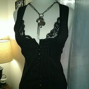 Pin stripped vest