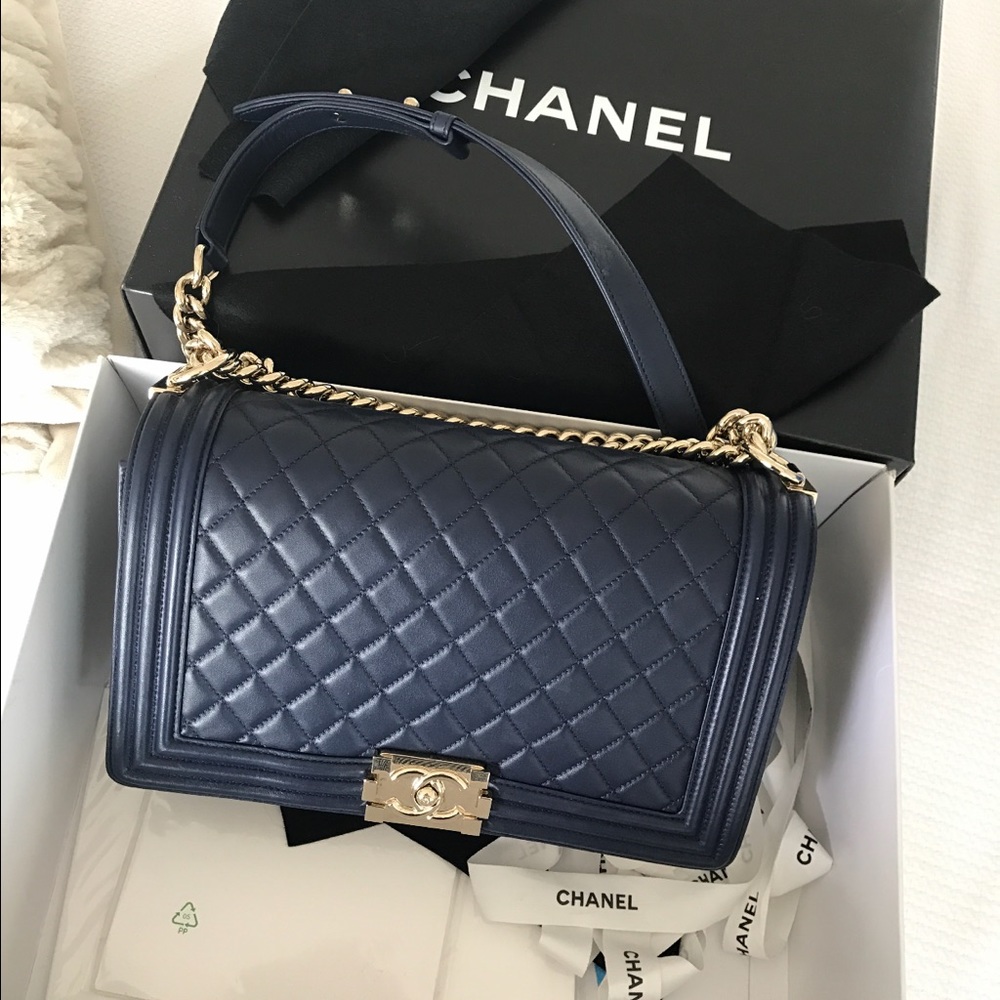 Chanel new medium boy bag