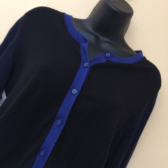 LACOSTE Long Sleeve Colorblock Button Down Cardi - Picture 3 of 8