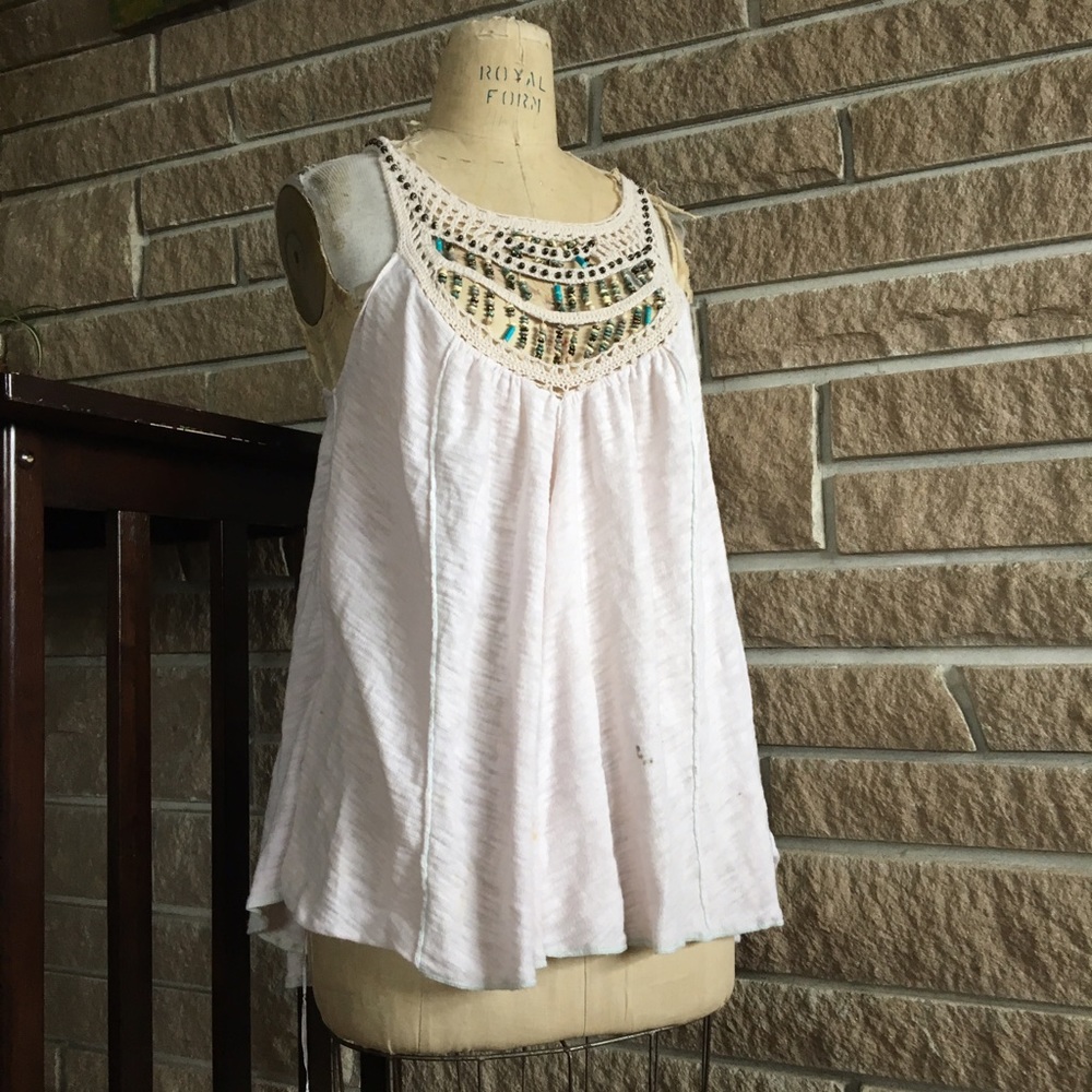 ~ free people beaded tank ~