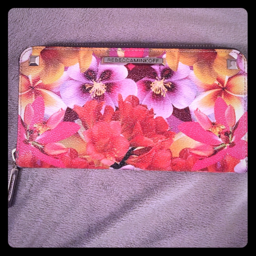 Rebecca Minkoff Multi Color Floral Wallet