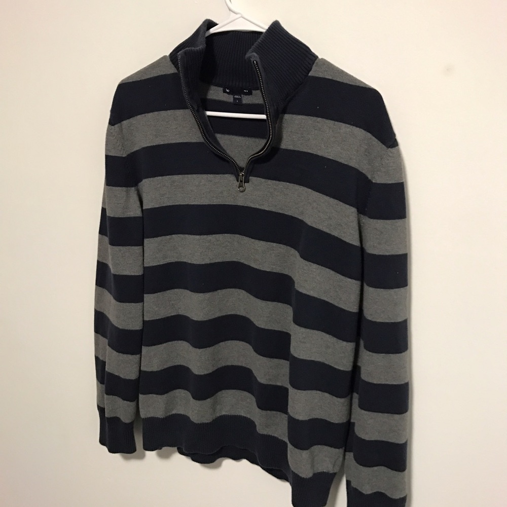 Gap / Sweater / Gray & DARK Blue / Men's Large - Picture 3 of 8