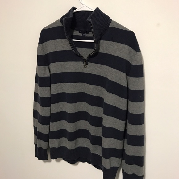 Gap / Sweater / Gray & DARK Blue / Men's Large - Picture 3 of 8