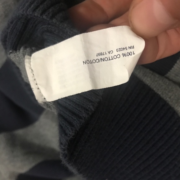 Gap / Sweater / Gray & DARK Blue / Men's Large - Picture 8 of 8
