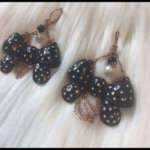 Betsey Johnson Jewelry - Vintage Betsey Johnson Bow Earrings Betsey Johnson Jewelry - Vintage Betsey Johnson Bow Earrings