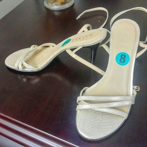 Ralph Lauren ancle-strap heels size 8 + FREE gift