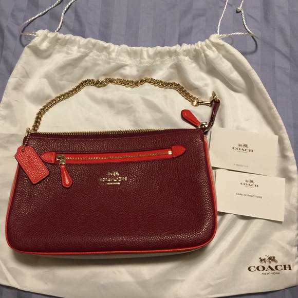 Coach Nolita colorblock wristlet/clutch/Bag 👛 - Picture 2 of 8