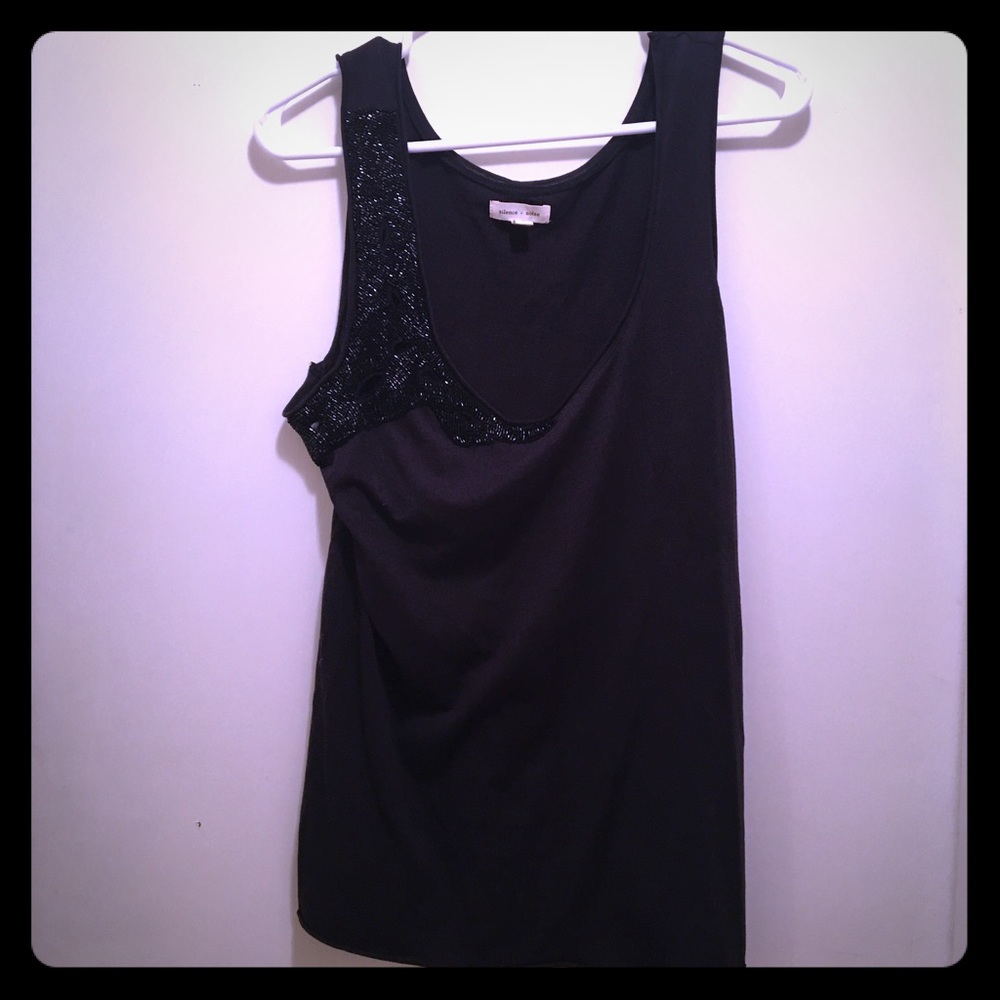 Fancy beaded tank