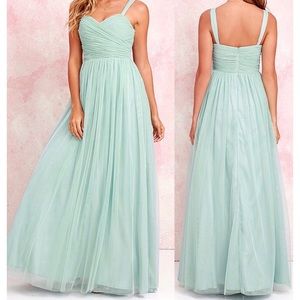 Mint Tulle Dress