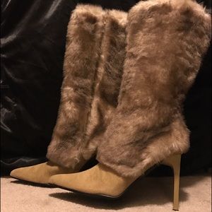 Michael Antonio Fur Boots