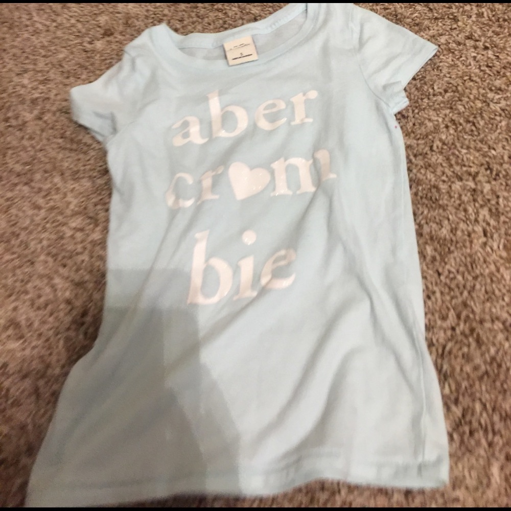 A blue short sleeve shirt