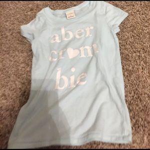 A blue short sleeve shirt