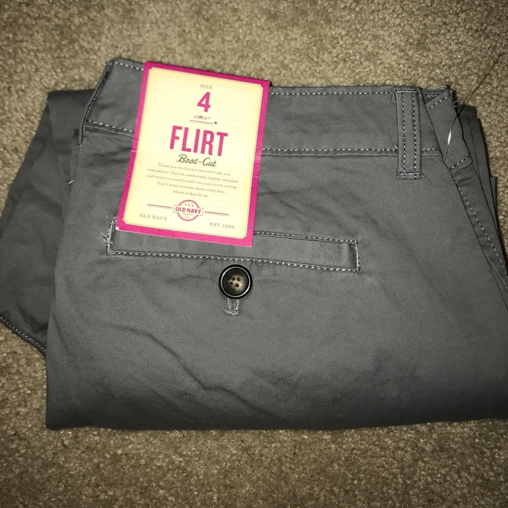 Old navy grey khakis