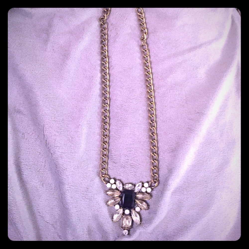 Bauble bar crystal long necklace