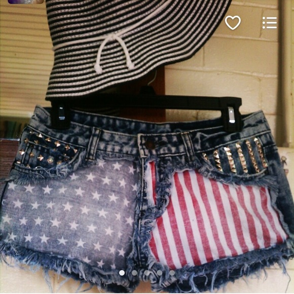 Pants - American Flag Short Sz 5/6 PERFECT 4 THE 4th 🇺🇸