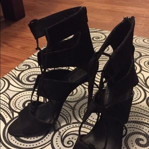 Black heels