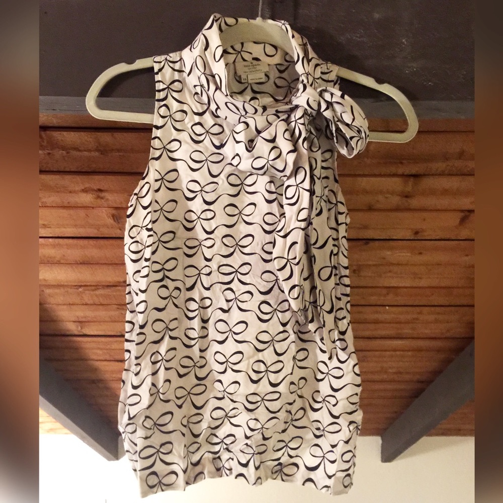 Kare Spade bow print blouse