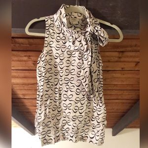 Kare Spade bow print blouse