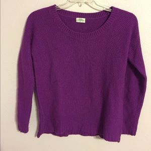 Madewell purple sweater