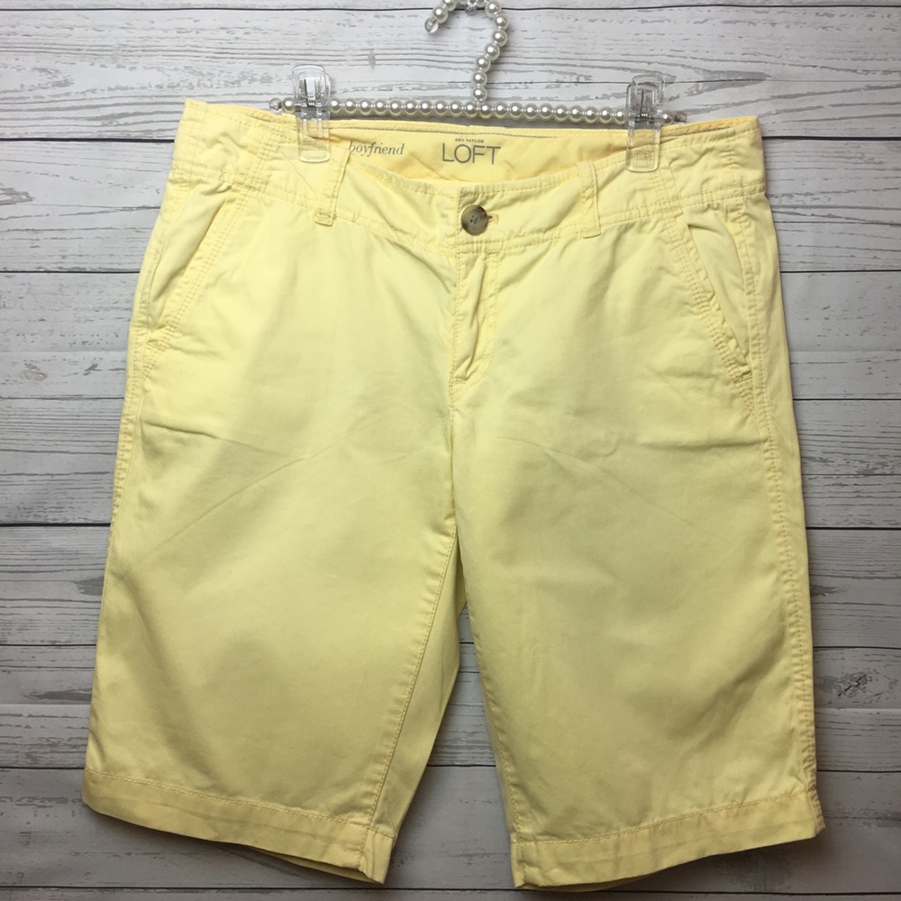 Loft boyfriend Bermudas Shorts Size 4