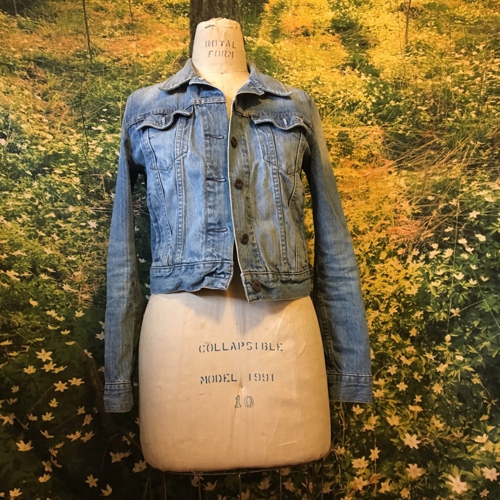 ~ levi's blue jean jacket ~