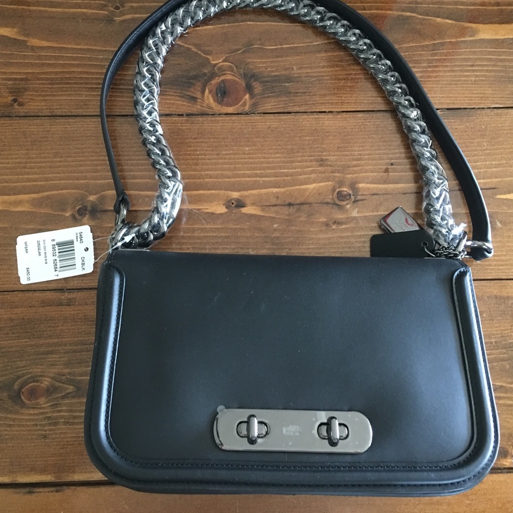 Coach Solid Glovetanned Leather Crossbody Bag