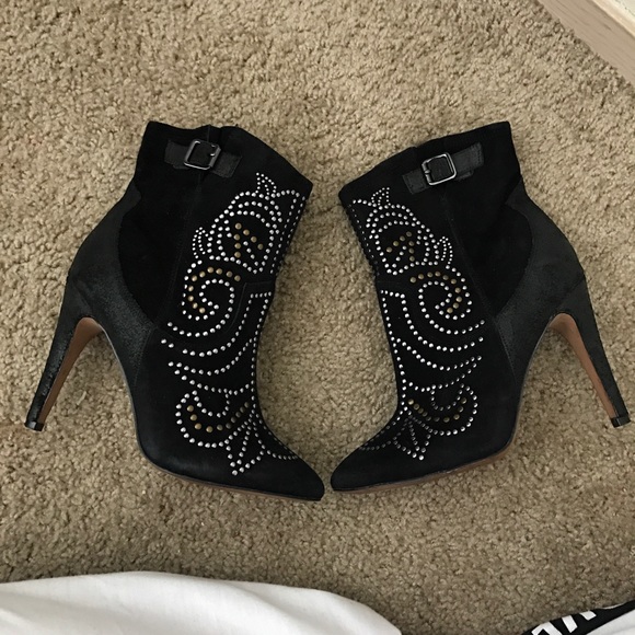 aldo studded western high boots - Picture 5 of 7