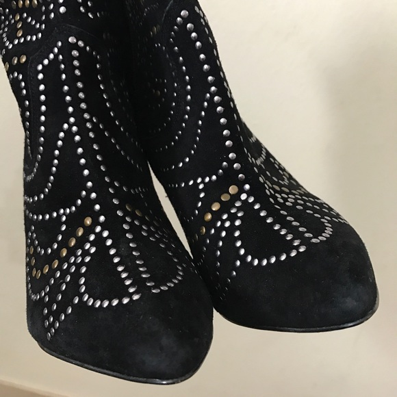 aldo studded western high boots - Picture 7 of 7