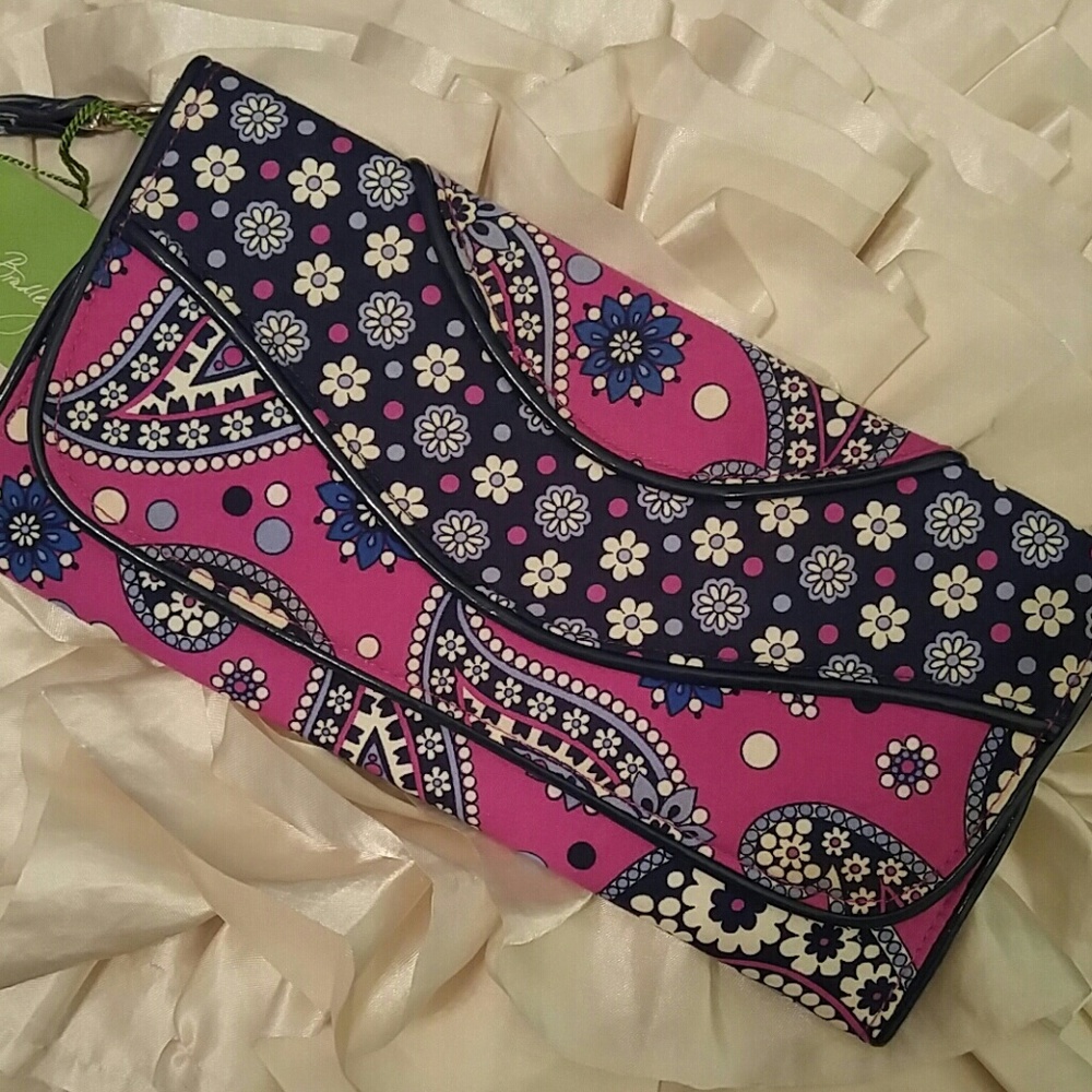 Vera Bradley Boysenberry Clutch Wristlet