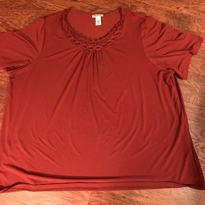 Pretty short sleeved smock top