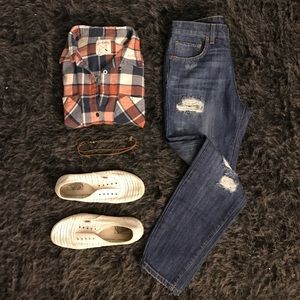 👖Carmar distressed skinny jeans